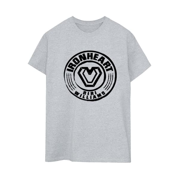 Marvel Dam/kvinnor Wakanda Forever Ironheart Riri Williams Boyfriend T-shirt i bomull