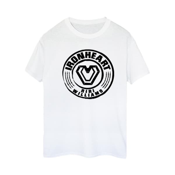 Marvel Dam/kvinnor Wakanda Forever Ironheart Riri Williams Boyfriend T-shirt i bomull