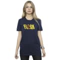 Miniatyrbild 2 av 3: DC Comics Dam/Tjej The Flash Lightning Dash Boyfriend T-shirt i bomull