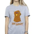 Miniatyrbilde 3 av 4: Marvel Womens/Ladies Thanos Oh Snap Cotton Boyfriend T-Shirt