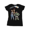 Miniatyrbillede 1 af 3: Disney Womens/Ladies Toy Story 4 Woody Buzz and Bo Peep Cotton T-Shirt