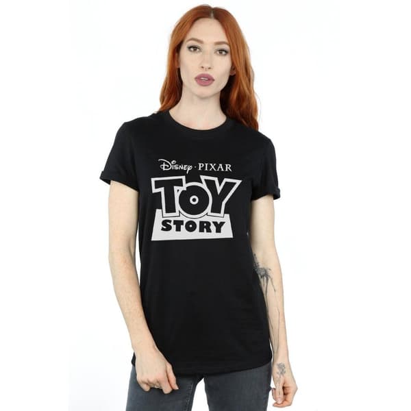 Disney Pojkvänströja i bomull - dam/dam Toy Story Logo Outline