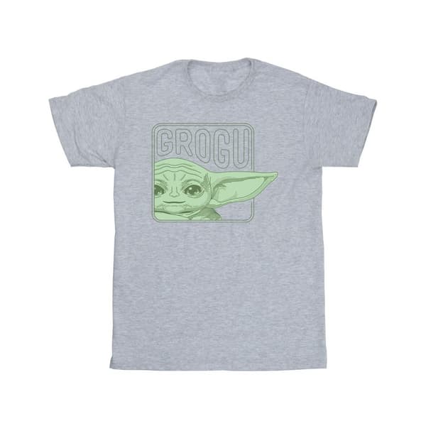 Star Wars Boys The Mandalorian Grogu Box T-Shirt