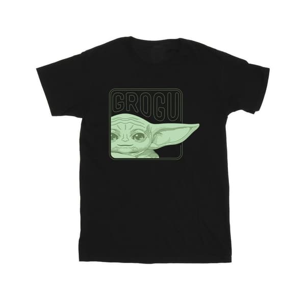 Star Wars Boys The Mandalorian Grogu Box T-Shirt