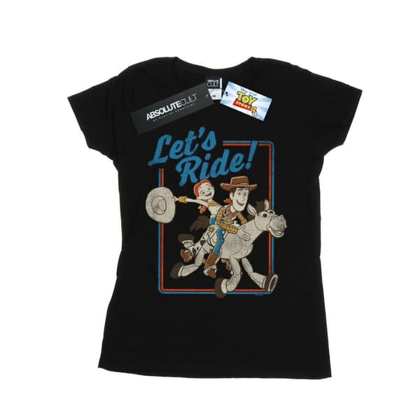 Disney Womens/Ladies Toy Story 4 Let´s Ride Cotton T-Shirt