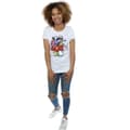 Miniatyrbild 4 av 5: Marvel T-shirt i bomull med seriefigurer - dam/dam