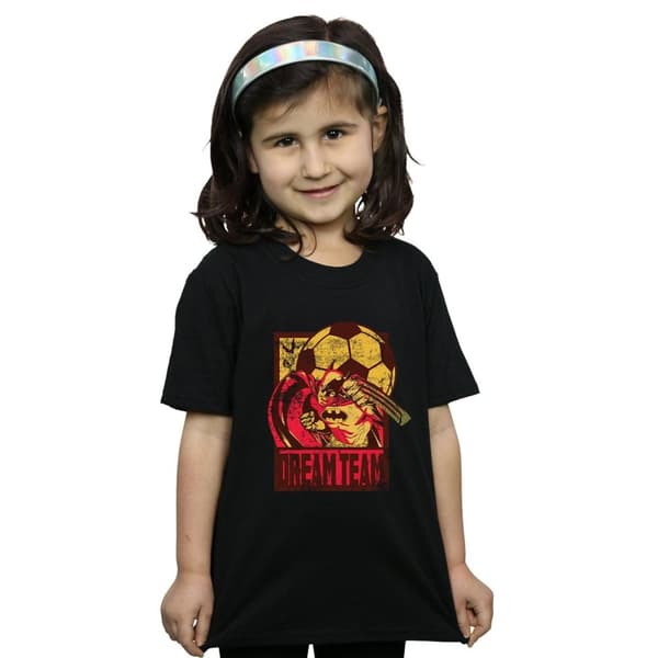 DC Comics Girls Batman Football Dream Team Cotton T-Shirt