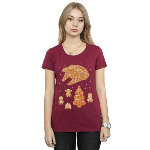 Star Wars T-shirt i bomull för kvinnor/damer - Gingerbread Rebels