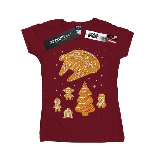 Star Wars T-shirt i bomull för kvinnor/damer - Gingerbread Rebels