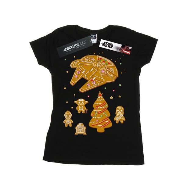 Star Wars T-shirt i bomull för kvinnor/damer - Gingerbread Rebels