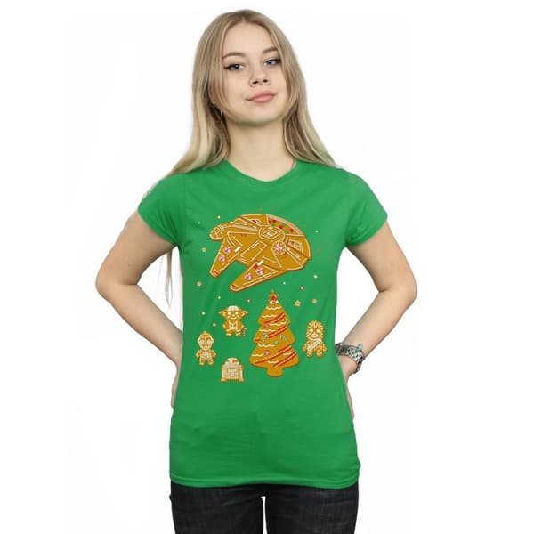 Star Wars T-shirt i bomull för kvinnor/damer - Gingerbread Rebels