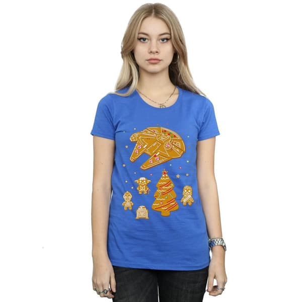 Star Wars T-shirt i bomull för kvinnor/damer - Gingerbread Rebels