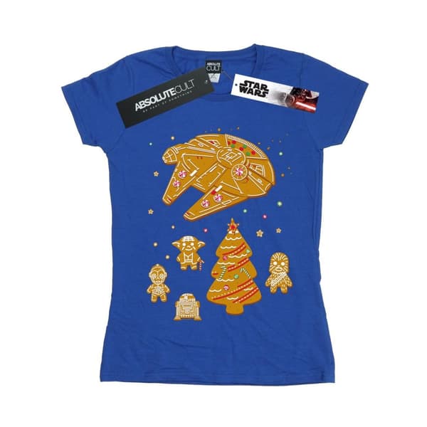 Star Wars T-shirt i bomull för kvinnor/damer - Gingerbread Rebels