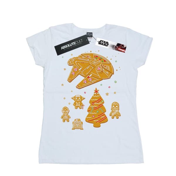 Star Wars T-shirt i bomull för kvinnor/damer - Gingerbread Rebels