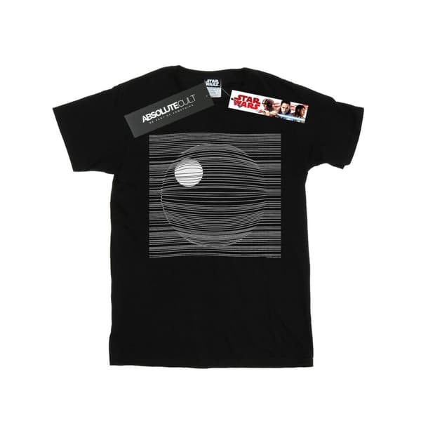 Star Wars T-shirt i bomull med linjer från dödsstjärnan för flickor