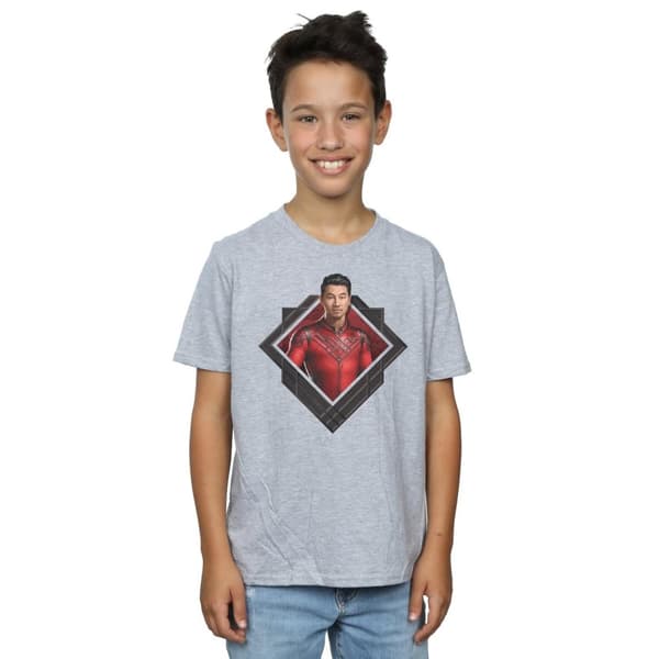 Marvel Boys Shang-Chi And The Legend Of The Ten Rings Photo Crest T-Shirt