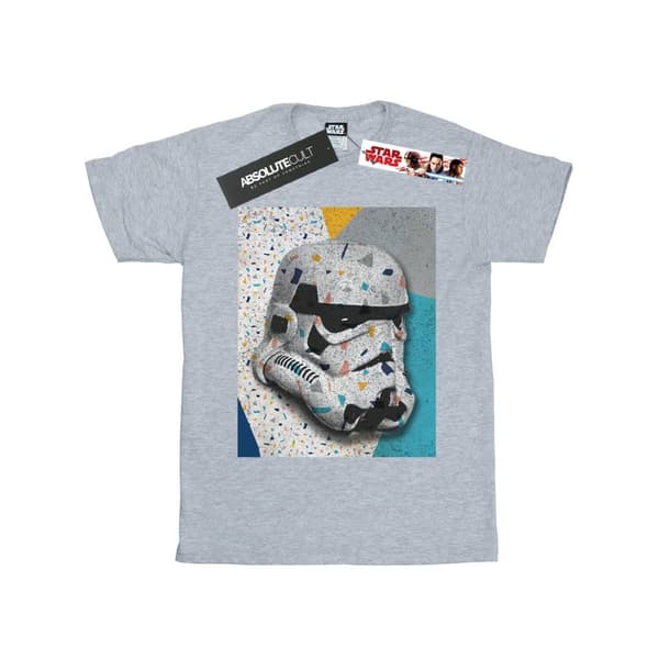 Star Wars Dam/dam Stormtrooper-mönstrad hjälm Boyfriend-t-shirt i bomull