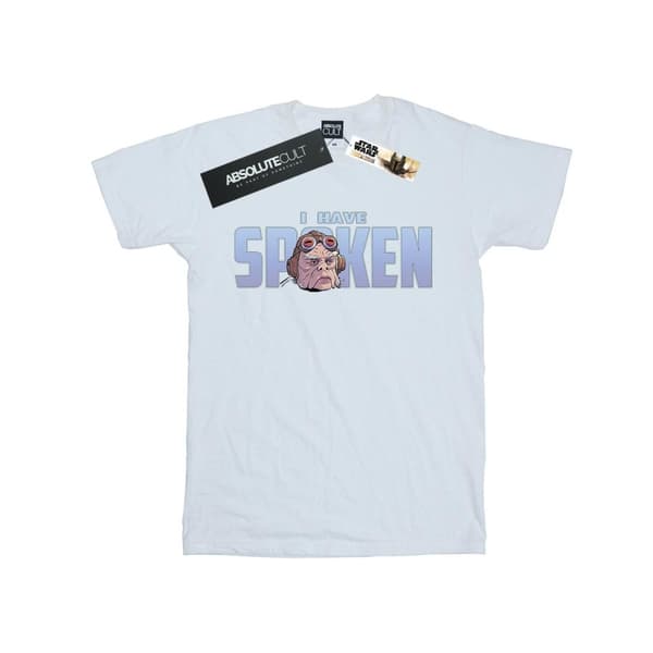 Star Wars Boys The Mandalorian Kuiil I Have Spoken T-Shirt White 7-8 Years