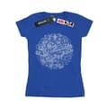 Miniatyrbilde 1 av 5: Star Wars Womens/Ladies Christmas Death Star Cotton T-Shirt