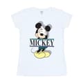 Miniatyrbilde 1 av 4: Disney Womens/Ladies Mickey Mouse Letters Cotton T-Shirt