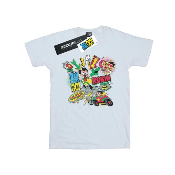 DC Comics Pojkar - Teen Titans Go Robin Montage T-shirt
