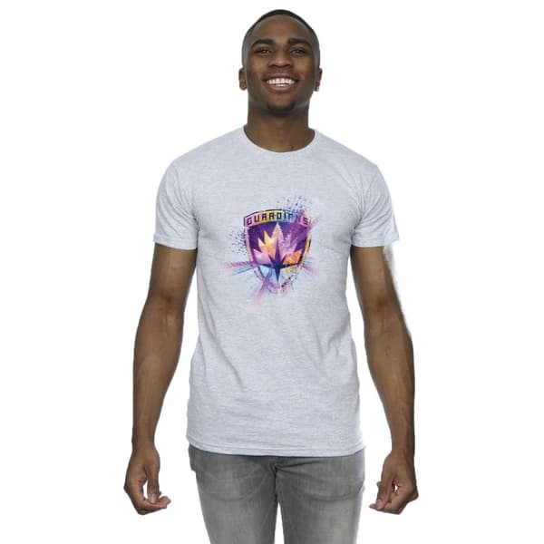 Marvel Mens Guardians Of The Galaxy Abstract Star Lord T-Shirt