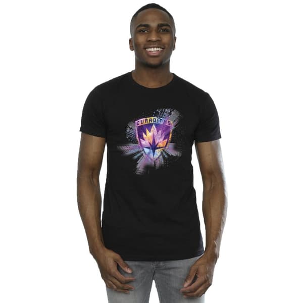 Marvel Mens Guardians Of The Galaxy Abstract Star Lord T-Shirt