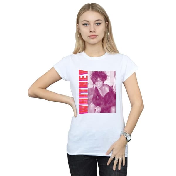 Whitney Houston Womens/Ladies Whitney Pose Cotton T-Shirt