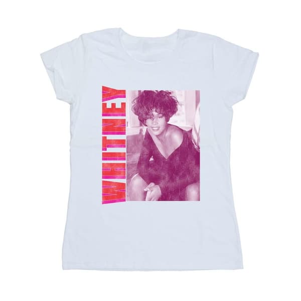 Whitney Houston Womens/Ladies Whitney Pose Cotton T-Shirt
