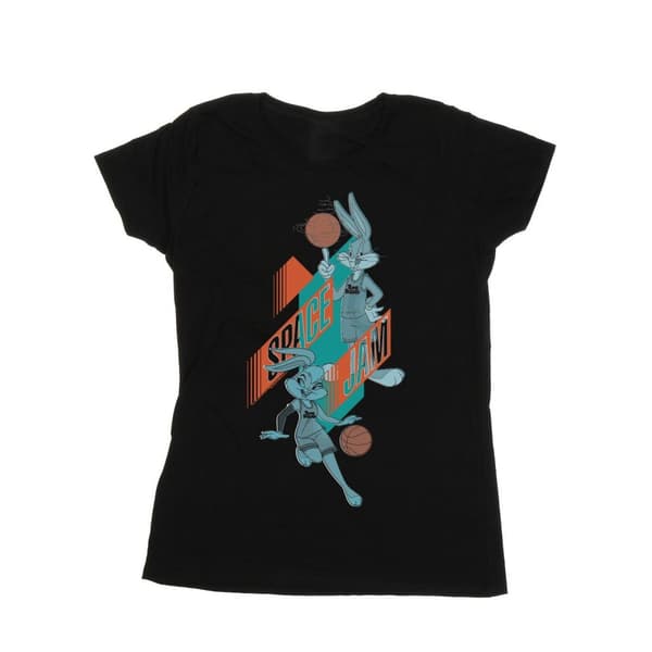Space Jam: A New Legacy Dam/Tjej - Bugs And Lola Balling - Bomulls-T-shirt