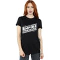 Pikkukuva 2 / 3: Star Wars Womens/Ladies The Empire Strikes Back Logo Cotton Boyfriend T-Shirt