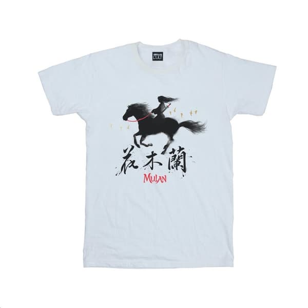 Disney T-shirt med vindsilhuett från Mulan-filmen för herrar
