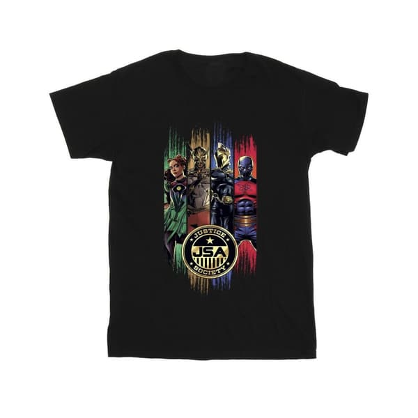 DC Comics Black Adam JSA Gold Badge - T-shirt för pojkar