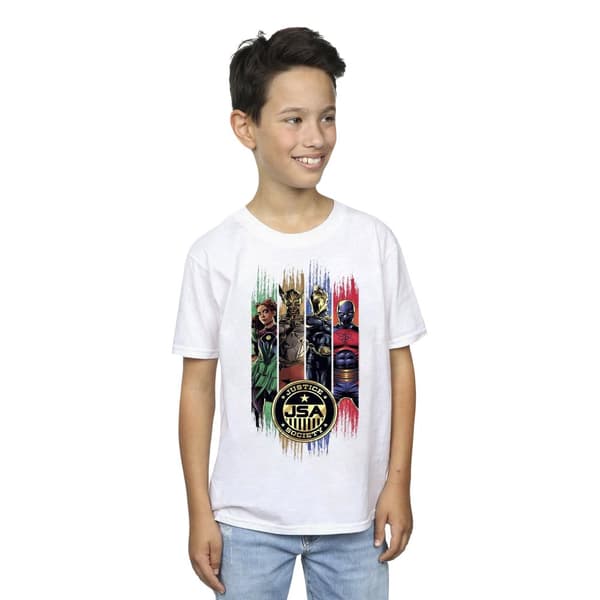 DC Comics Black Adam JSA Gold Badge - T-shirt för pojkar