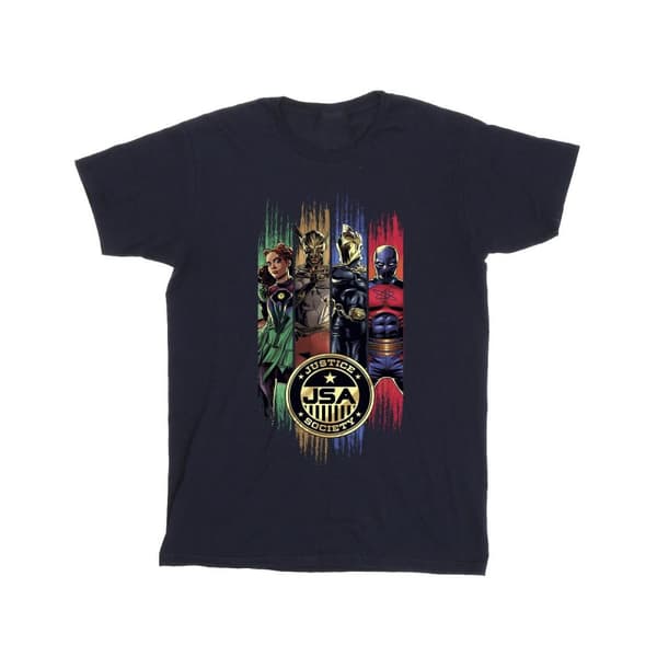 DC Comics Black Adam JSA Gold Badge - T-shirt för pojkar