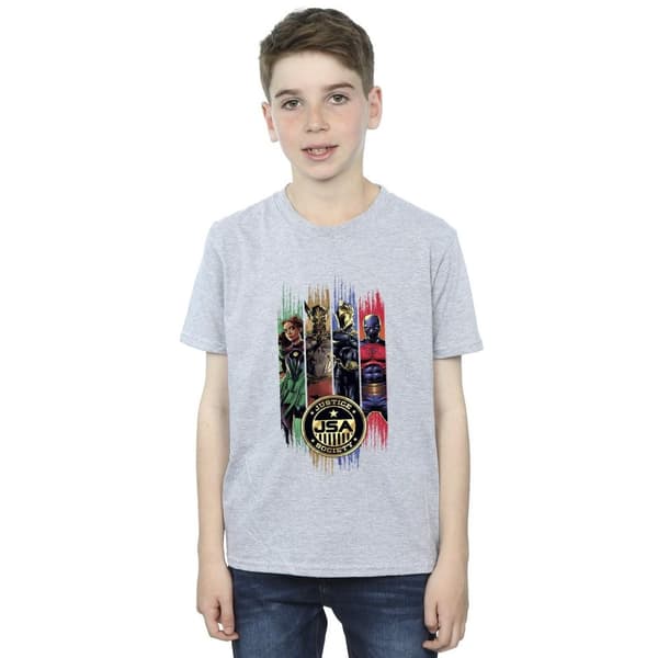DC Comics Black Adam JSA Gold Badge - T-shirt för pojkar