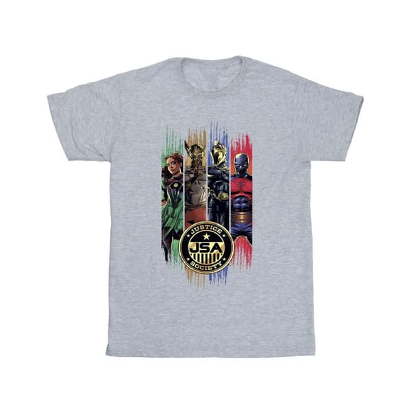 DC Comics Black Adam JSA Gold Badge - T-shirt för pojkar