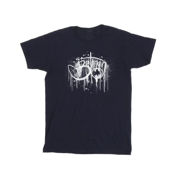 DC Comics Boys Batman Paint Splatter T-Shirt