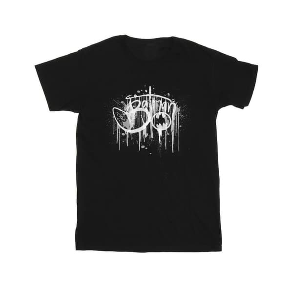 DC Comics Boys Batman Paint Splatter T-Shirt
