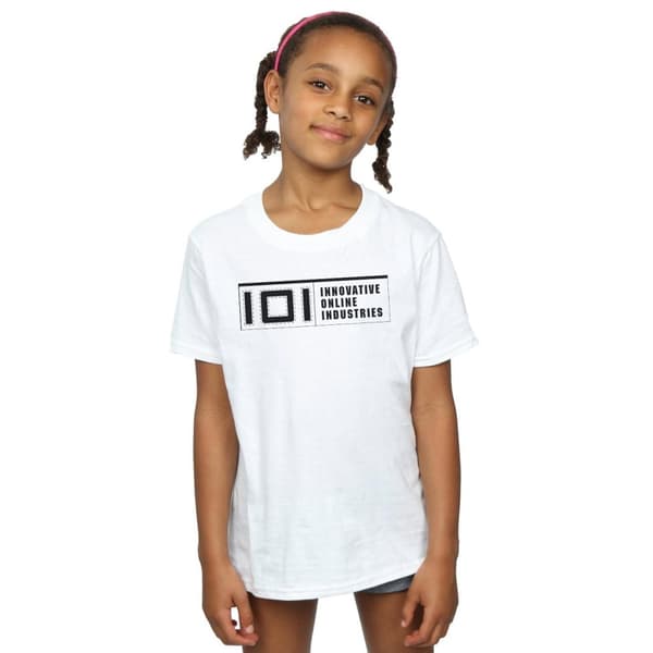 Ready Player One T-shirt i bomull med IOI-logotyp för flickor