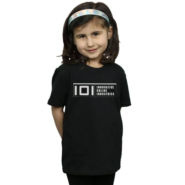 Ready Player One T-shirt i bomull med IOI-logotyp för flickor