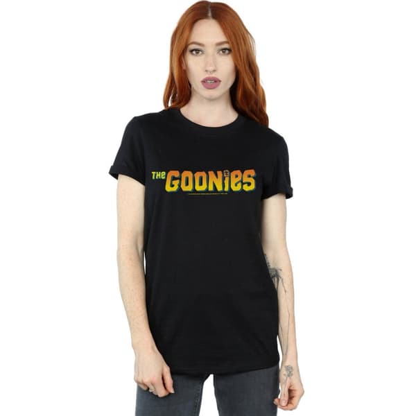 The Goonies Womens/Ladies Classic Logo Cotton Boyfriend T-Shirt