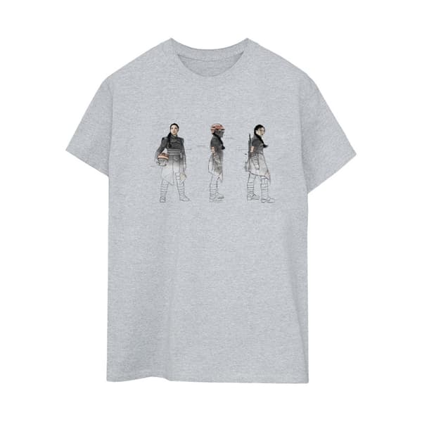 Star Wars Womens/Ladies The Book Of Boba Fett Fennec Painted Concept Cotton Boyfriend T-Shirt