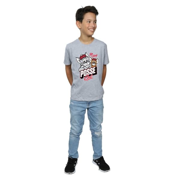 Tom And Jerry Pojkar Posse katt t-shirt