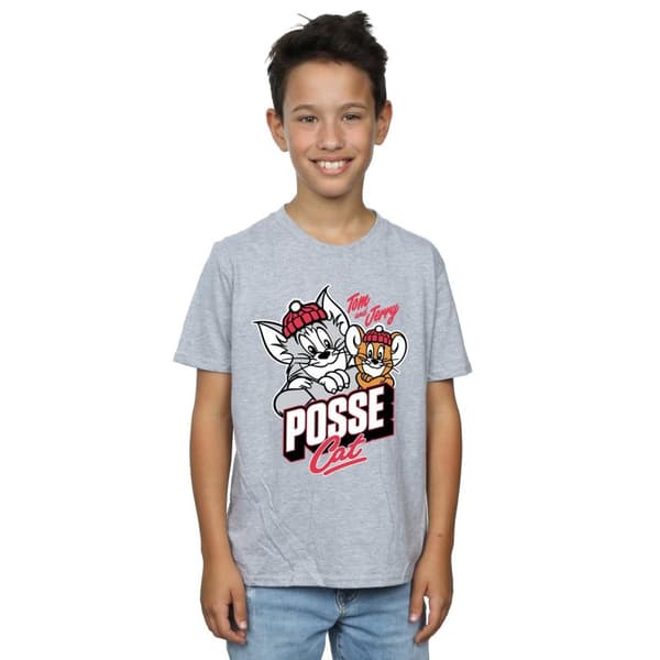 Tom And Jerry Pojkar Posse katt t-shirt