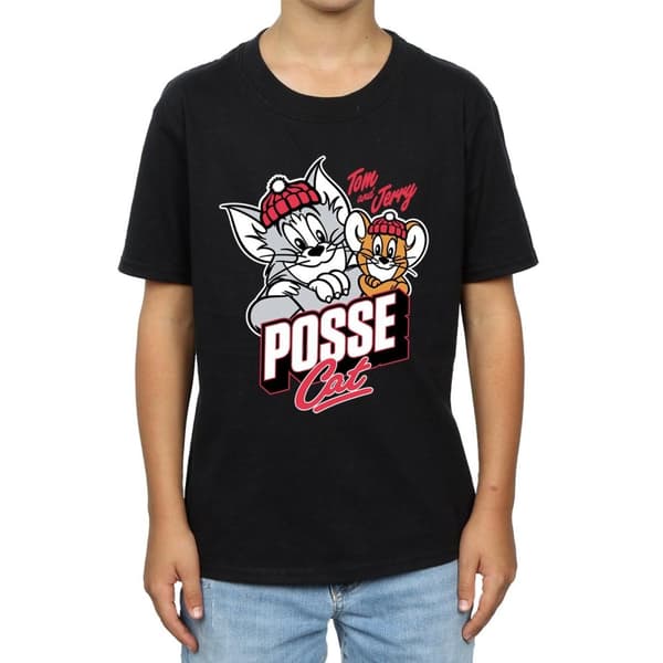 Tom And Jerry Pojkar Posse katt t-shirt