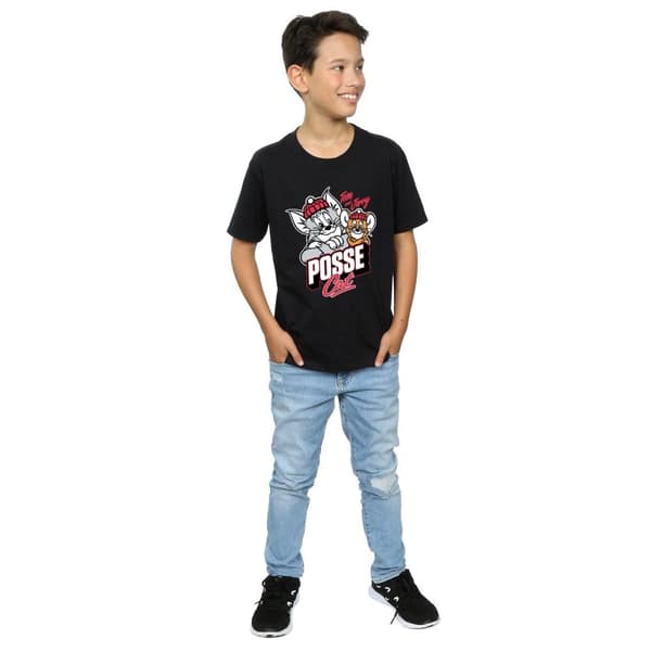 Tom And Jerry Pojkar Posse katt t-shirt