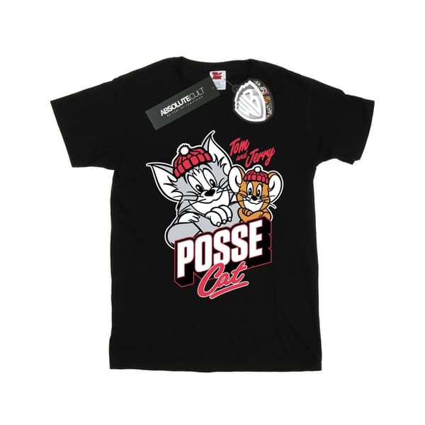 Tom And Jerry Pojkar Posse katt t-shirt