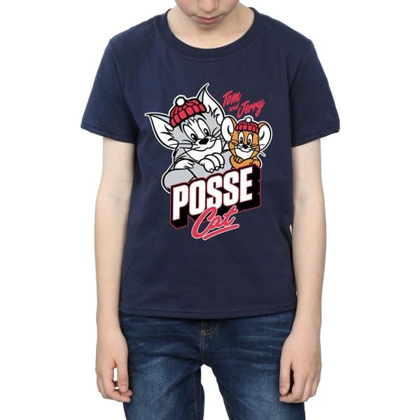 Tom And Jerry Pojkar Posse katt t-shirt