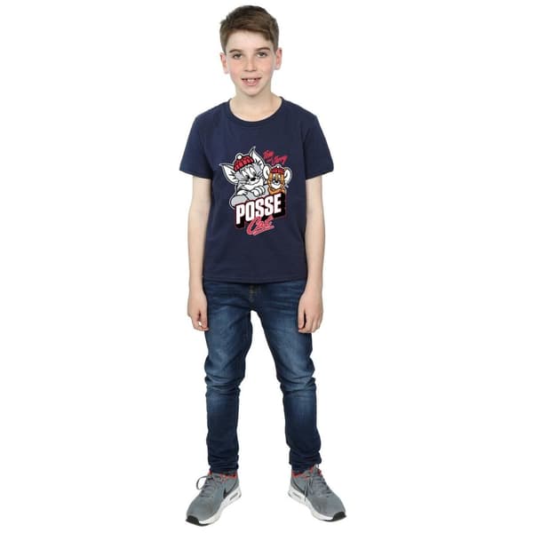 Tom And Jerry Pojkar Posse katt t-shirt
